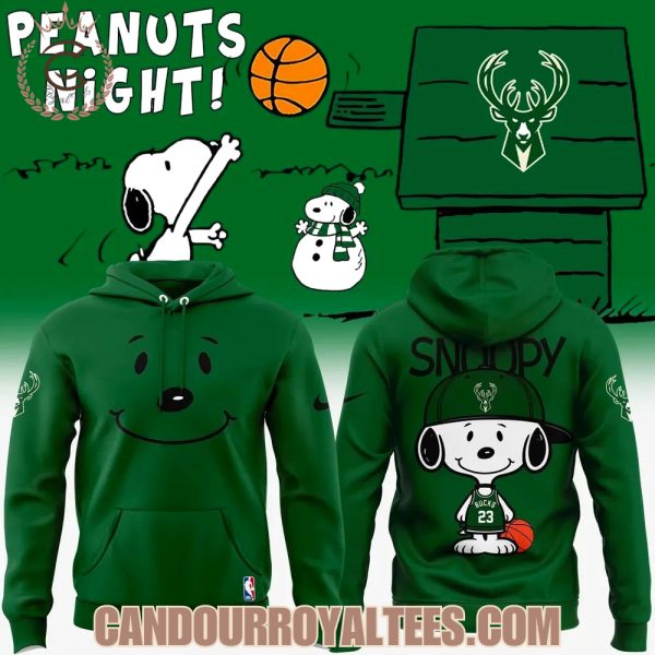 Milwaukee Bucks x Peanuts Night Hoodie