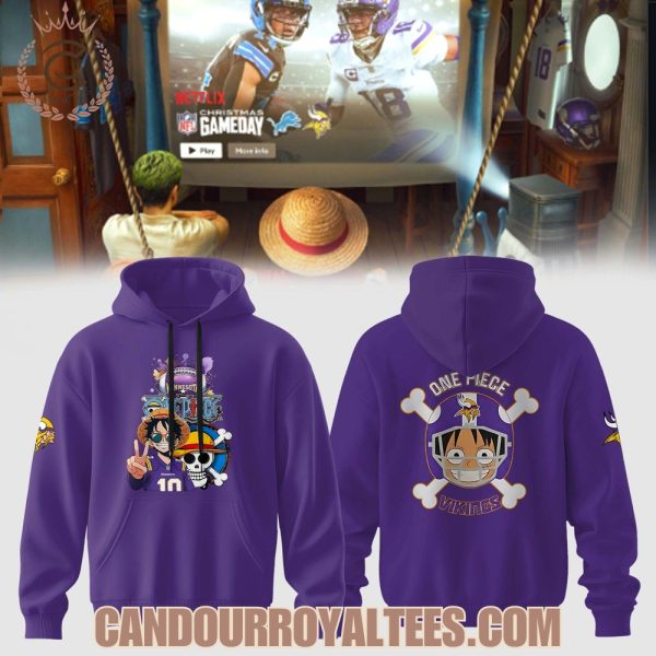 Minnesota Vikings x ONE PIECE Jersey America’s Team Straw Hat Edition Hoodie