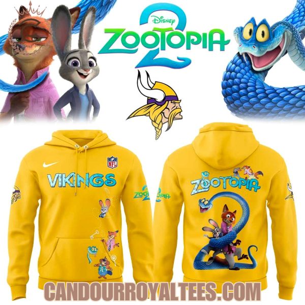 Minnesota Vikings Zootopia 2 Hoodie