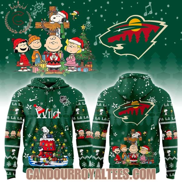 Minnesota Wild Snoopy Christmas Hoodie