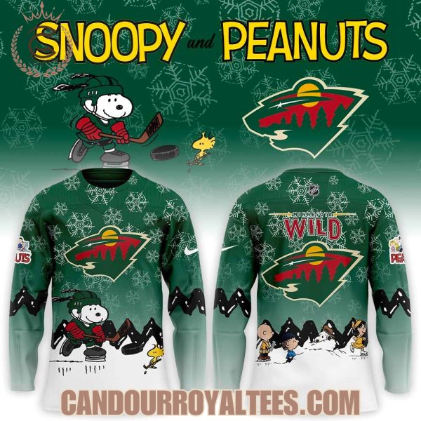 Minnesota Wild x Snoopy and Peanuts Hockey Jersey