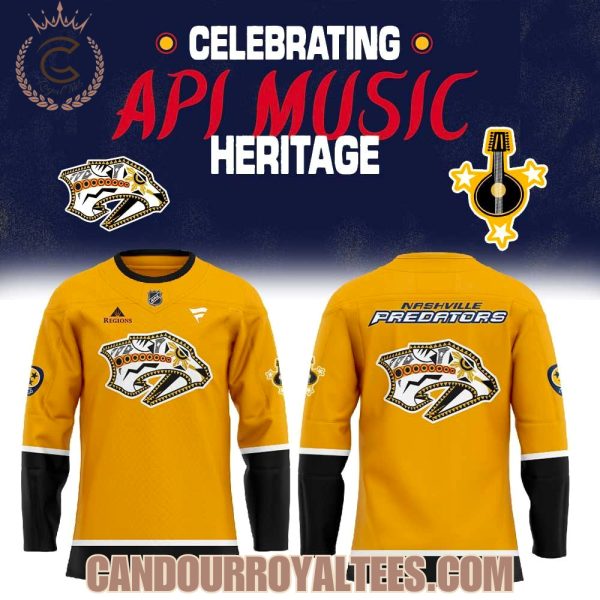 Nashville Predators Celebrate API Music Heritage Night Hockey Jersey