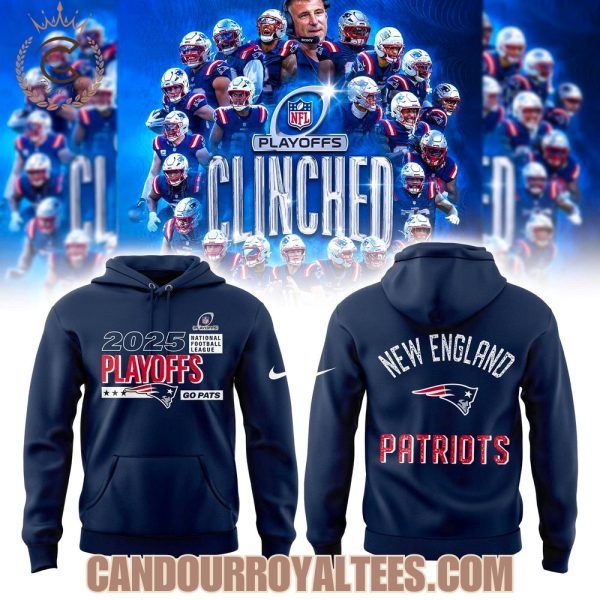 New England Patriots 2025 NFL Playoffs Ready Hoodie