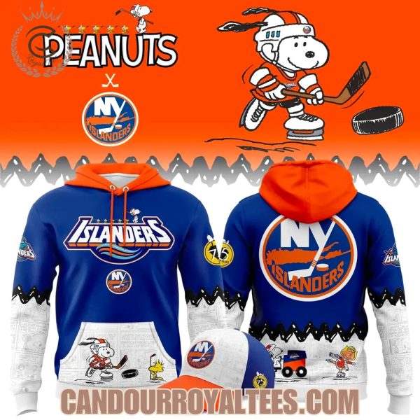 New York Islanders ” Peanuts Night ” Snoopy Hoodie 2025