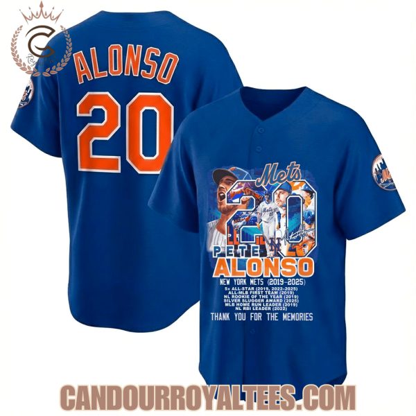 New York Mets Pete Alonso Forever No.20 – A Legend Jersey