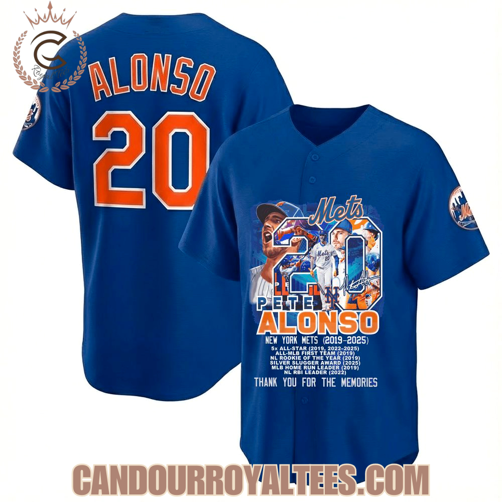 New York Mets Pete Alonso Forever No.20 - A Legend Jersey New York Mets Pete Alonso Forever No.20 - A Legend Jersey