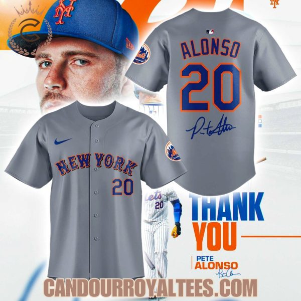 New York Mets Thank You Pete Alonso Jersey