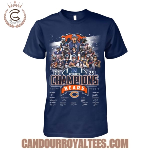 NFC North Champions 2025 Chicago Bears T-Shirt