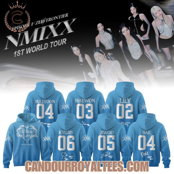 NMIXX Blue Valentine Hoodie