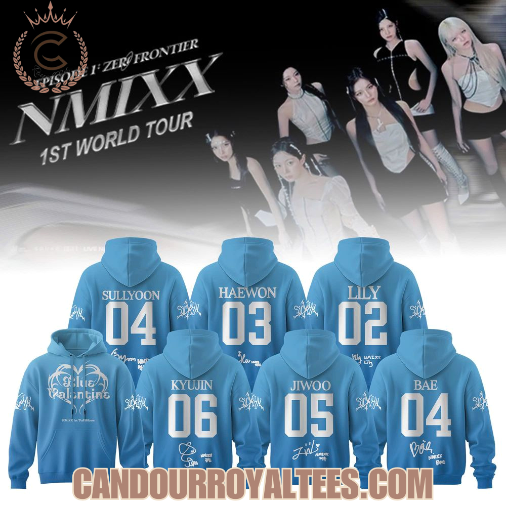 NMIXX Blue Valentine Hoodie NMIXX Blue Valentine Hoodie