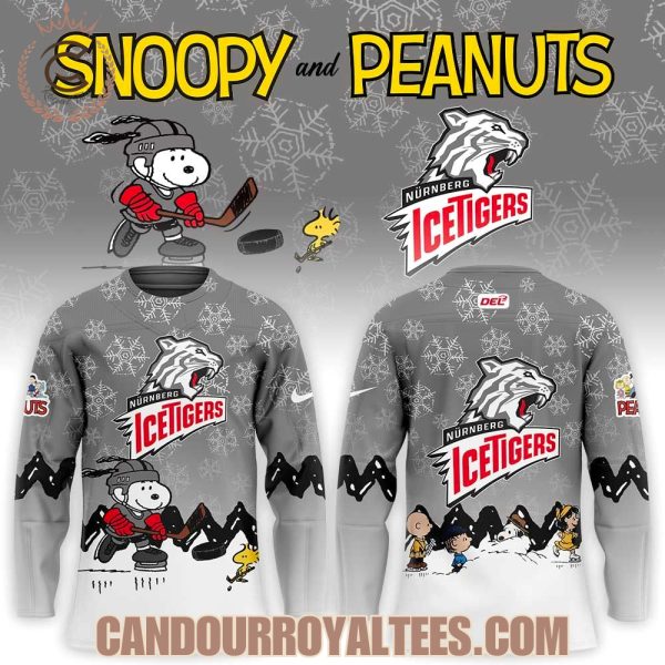 Nurnberg Ice Tigers x Snoopy and Peanuts Hockey Jersey