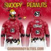 Kingston Frontenacs Snoopy and Peanuts Hockey Jersey
