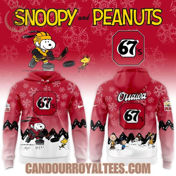 Ottawa 67’s Snoopy and Peanuts Hoodie