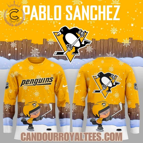 Pittsburgh Penguins x Pablo Sanchez Hockey Jersey