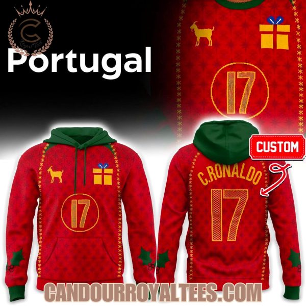 Portugal C.Ronaldo #17 Christmas Hoodie