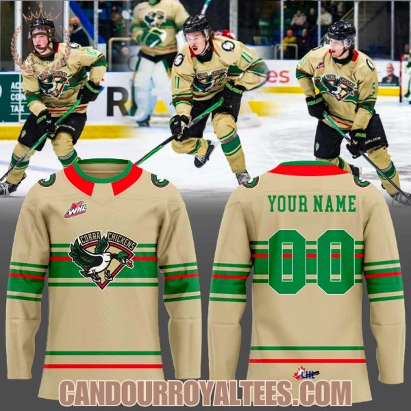 Prince Albert Raiders Cobra Chicken Uniform 2025 Hockey Jersey