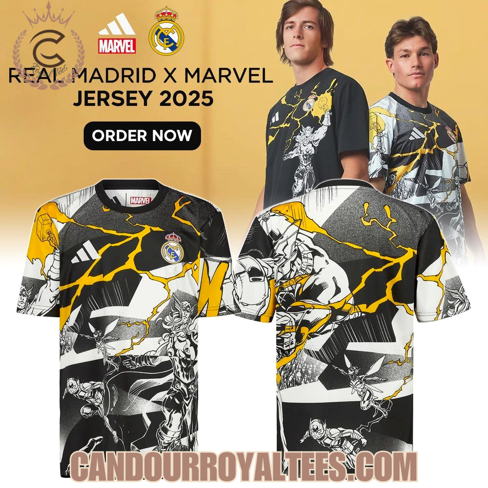 Real Madrid x Marvel T-Shirt, Hoodie Real Madrid x Marvel T-Shirt, Hoodie