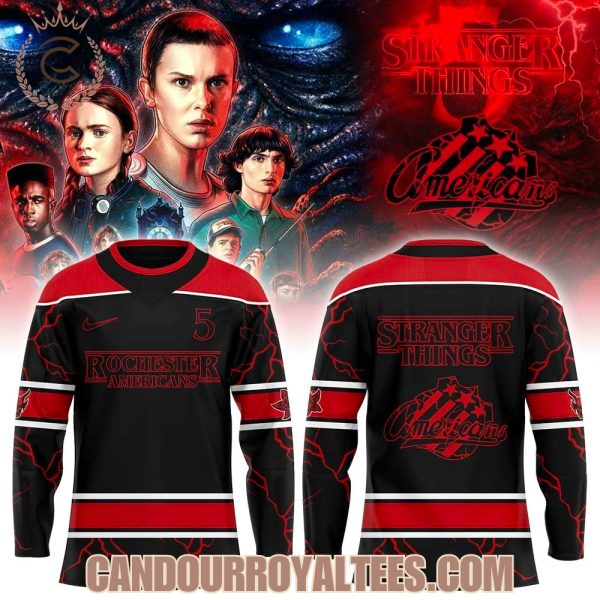 Rochester Americans Stranger Things Hockey Jersey