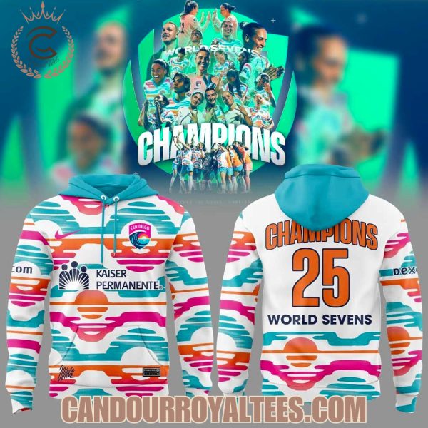 San Diego Wave FC World Sevens Champions Hoodie
