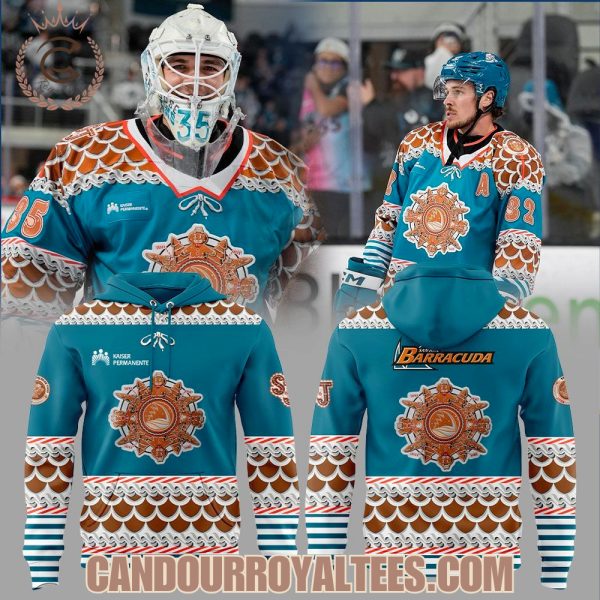 San Jose Barracuda Specialty Teddy Bear Toss 2025 Hoodie
