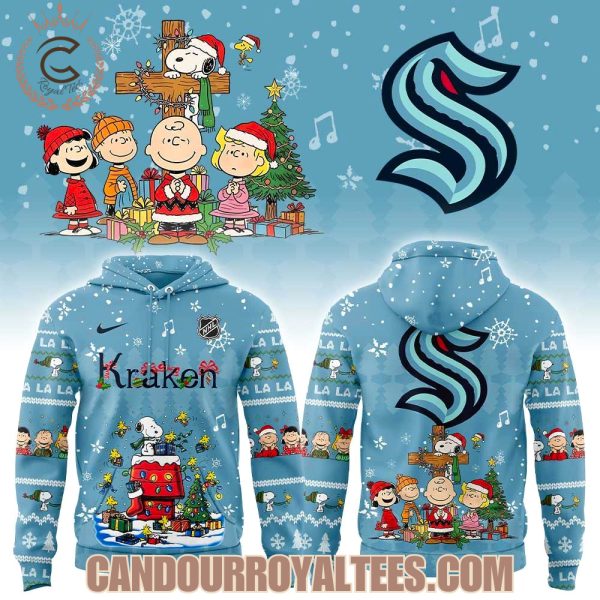 Seattle Kraken Snoopy Christmas Hoodie