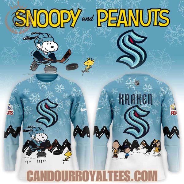 Seattle Kraken x Snoopy and Peanuts Jersey