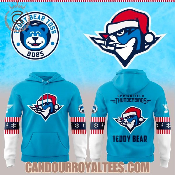 Springfield Thunderbirds 2025 Teddy Bear Toss Hoodie