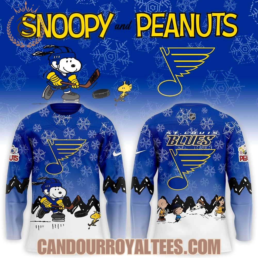 St. Louis Blues x Snoopy and Peanuts Jersey St. Louis Blues x Snoopy and Peanuts Jersey