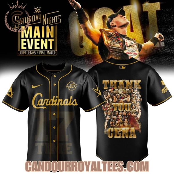 St. Louis Cardinals x John Cena Final Match 2025 Jersey