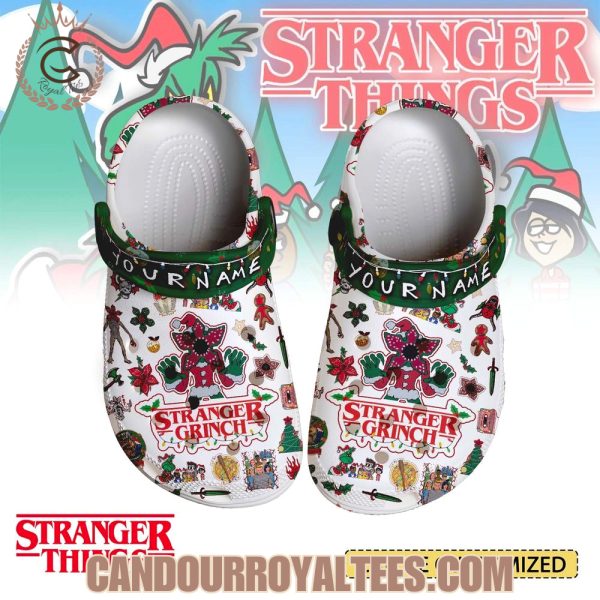 Stranger Things x Grinch x Christmas Crocs