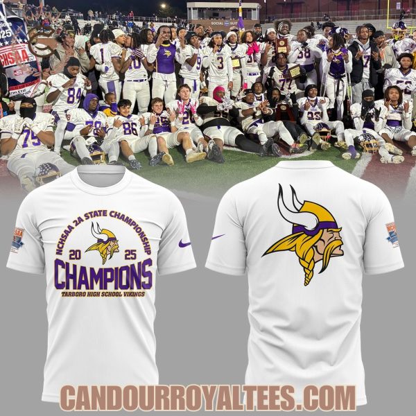 Tarboro Vikings NCHSAA 2A State Champions 2025 Tshirt, Hoodie