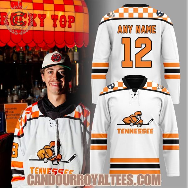 Tennessee Ice Hockey Chuck-A-Puck Uniform Jersey