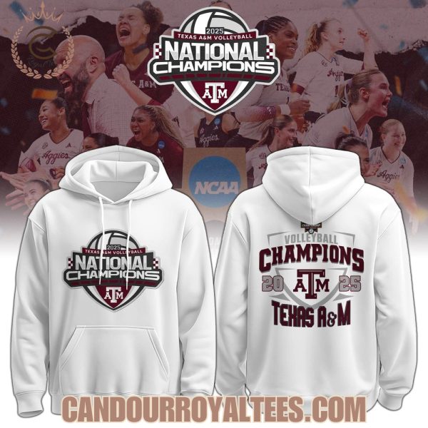 Texas A&M Aggies 2025 NCAA Women’s Volleyball National Champions Hoodie