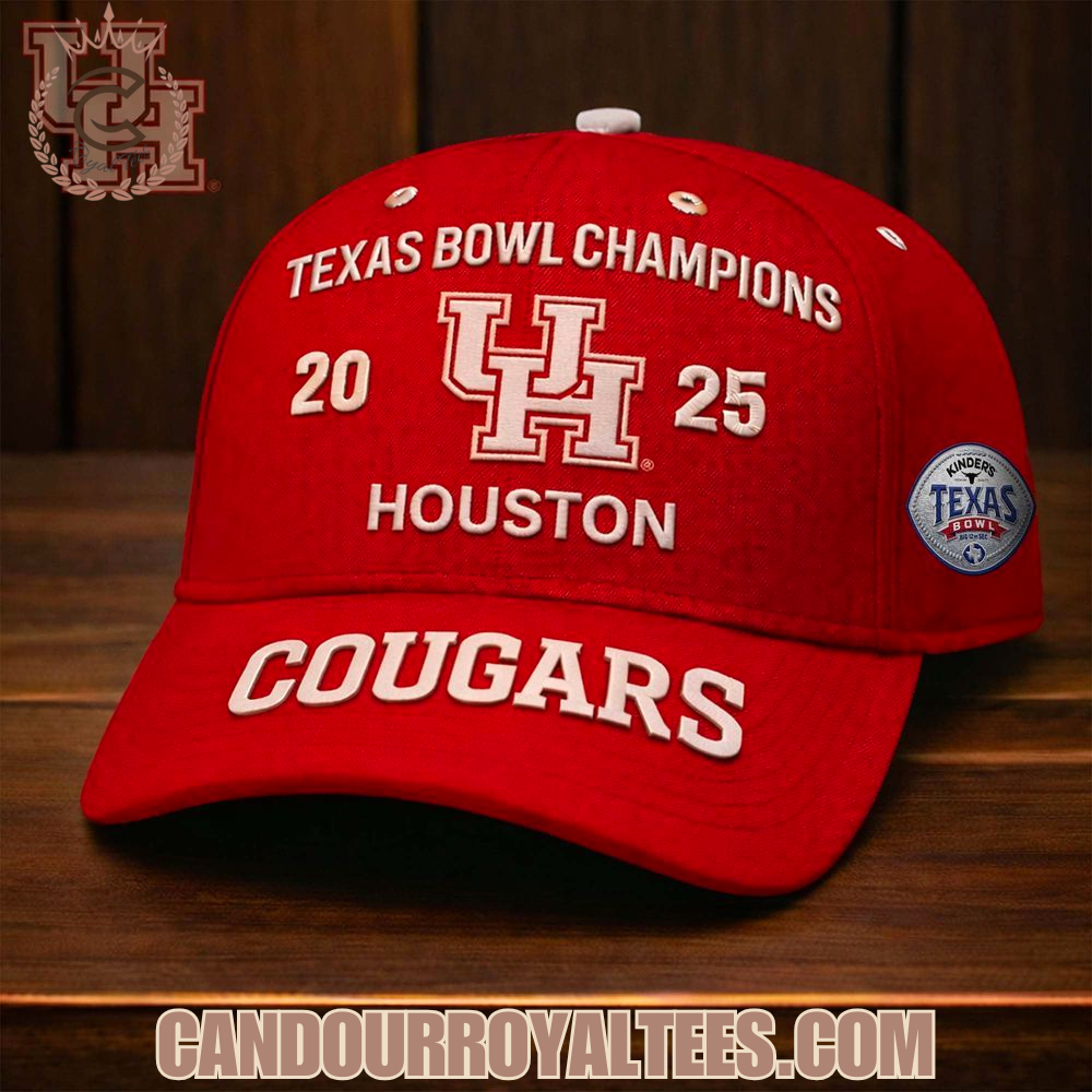 Texas Bowl Champions 2025 Houston Cougars Cap Texas Bowl Champions 2025 Houston Cougars Cap