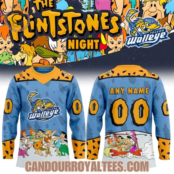 Toledo Walleye The Flintstone Night Hockey Jersey