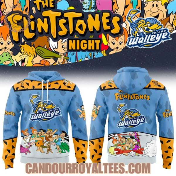 Toledo Walleye The Flintstone Night Hoodie