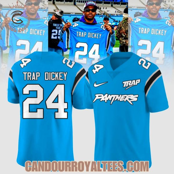 Trap Dickey x Carolina Panthers Jersey