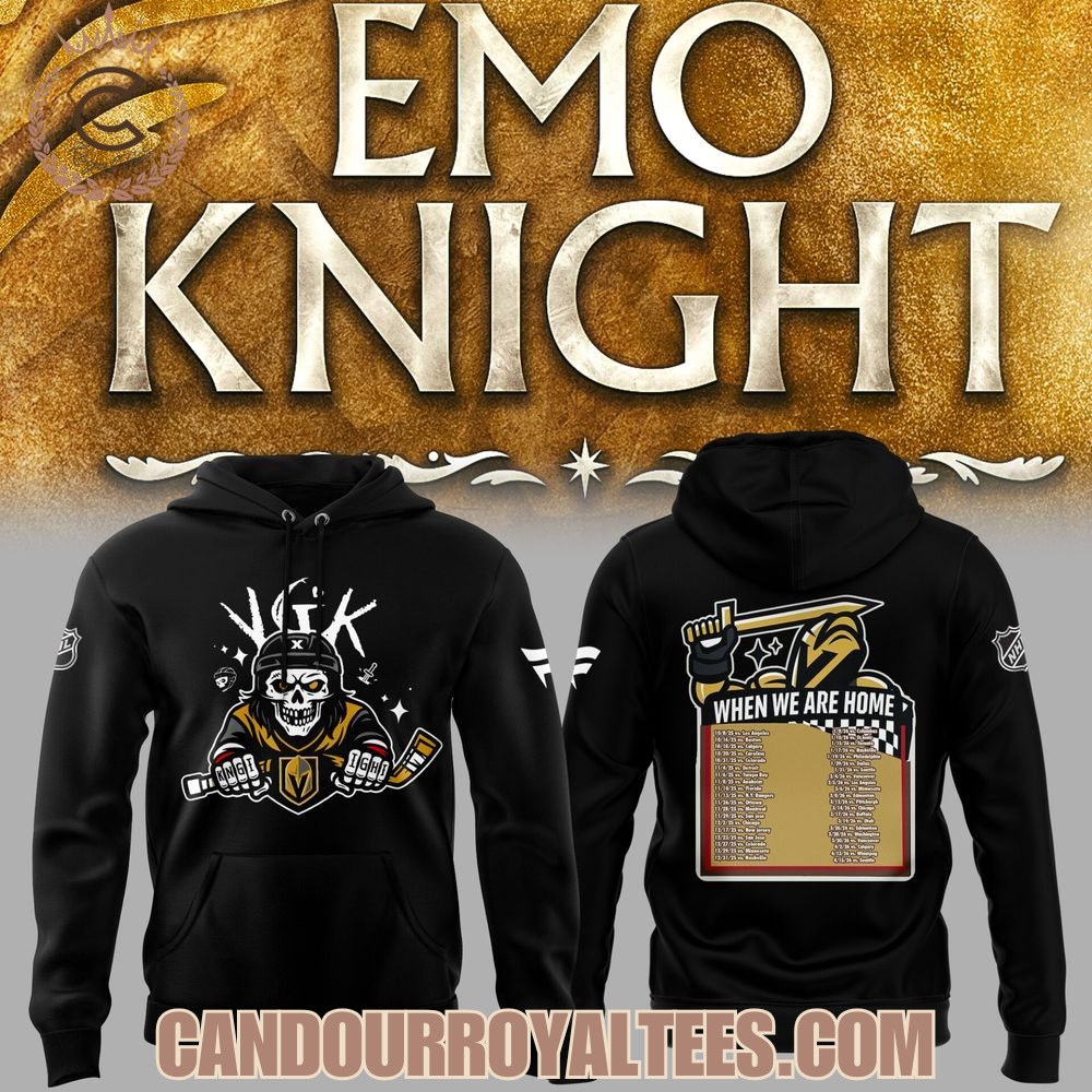 Vegas Golden Knights Schedule 25-26 Hoodie Vegas Golden Knights Schedule 25-26 Hoodie