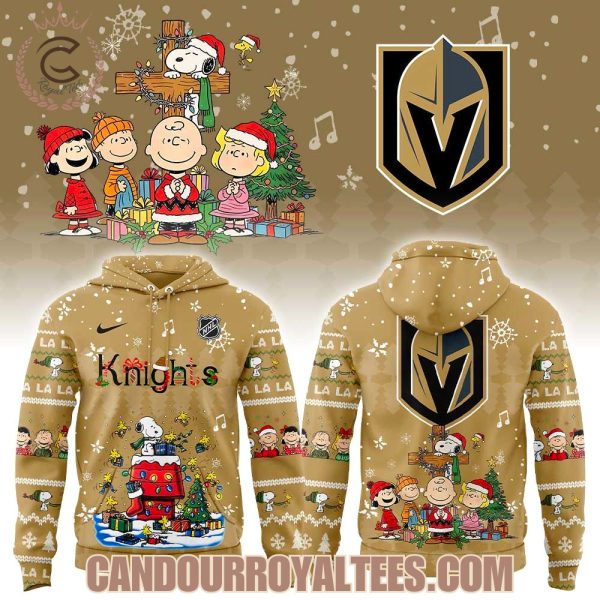 Vegas Golden Knights Snoopy Christmas Hoodie