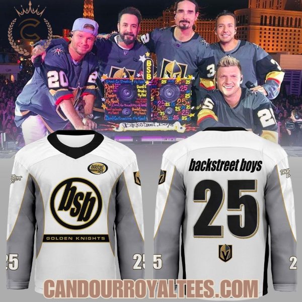 Vegas Golden Knights x Backstreet Boys Hockey Jersey