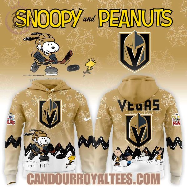 Vegas Golden Knights x Snoopy and Peanuts Hoodie
