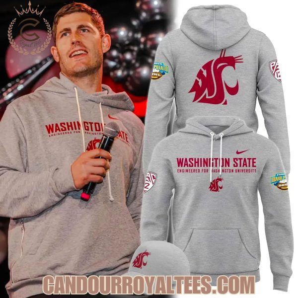Washington State Cougars football x Coach Kirby Moore’s Hoodie