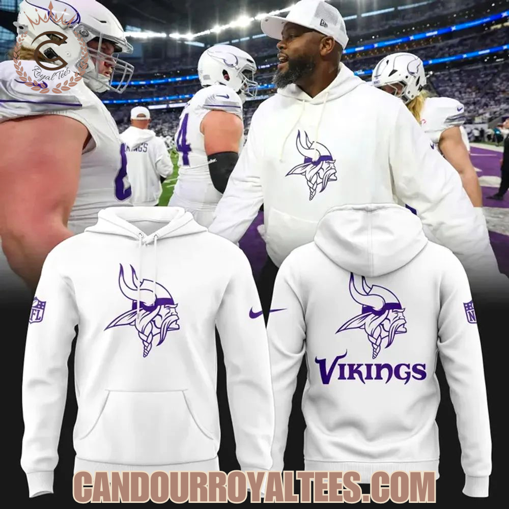 White Out Minnesota Vikings Hoodie White Out Minnesota Vikings Hoodie