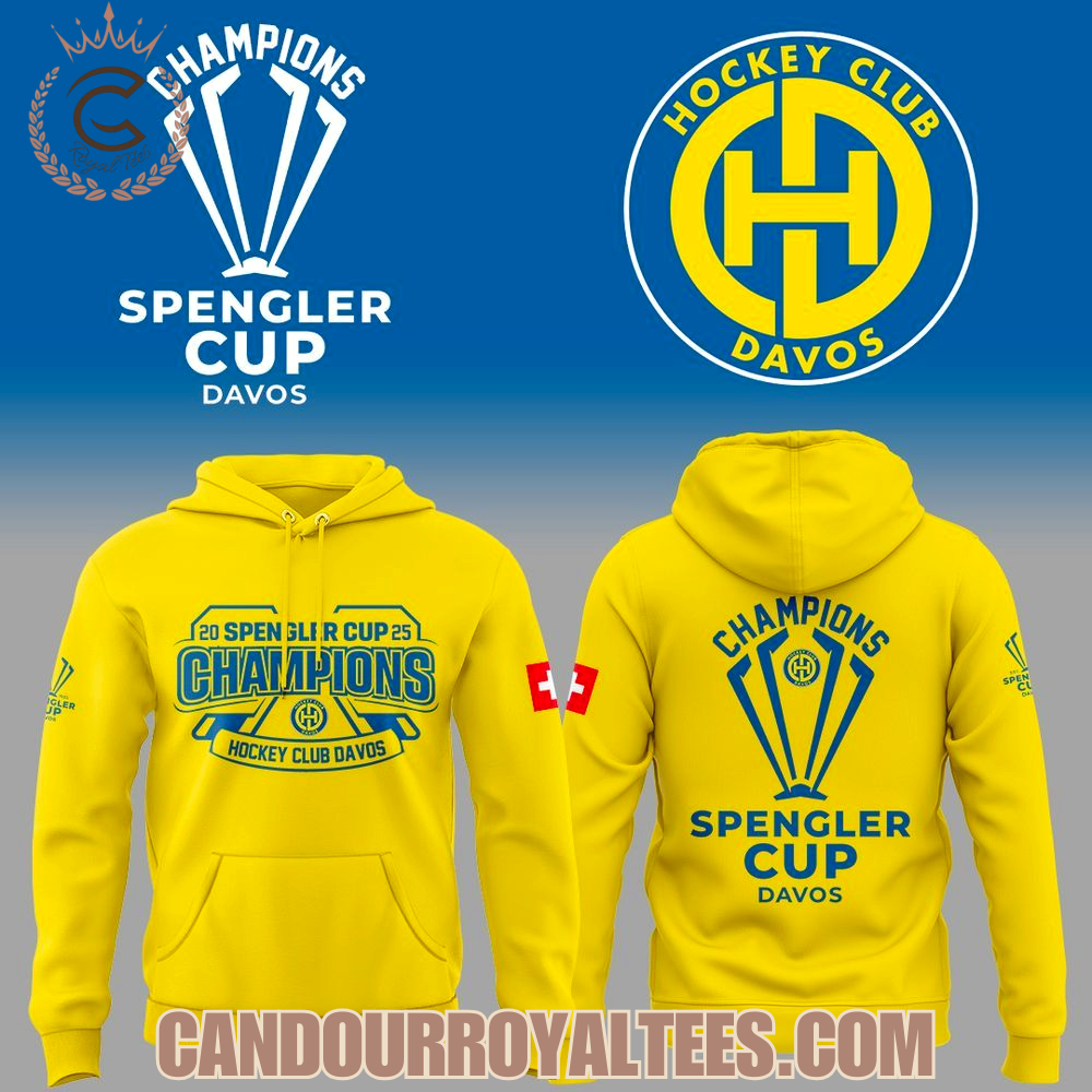 2025 Spengler Champions Hockey Club Davos Hoodie 2025 Spengler Champions Hockey Club Davos Hoodie
