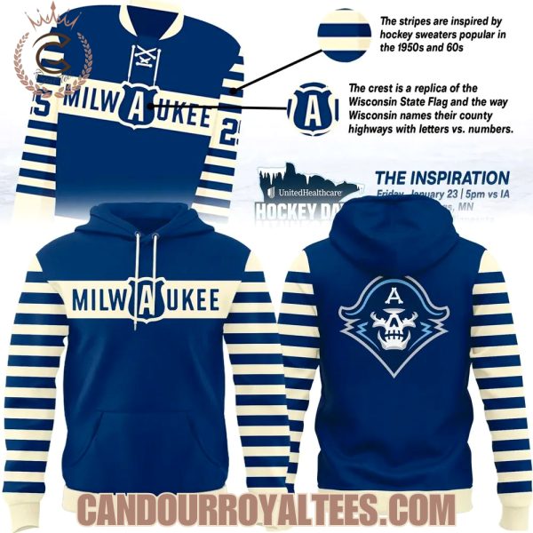2026 Milwaukee Admirals New Uniform Hoodie