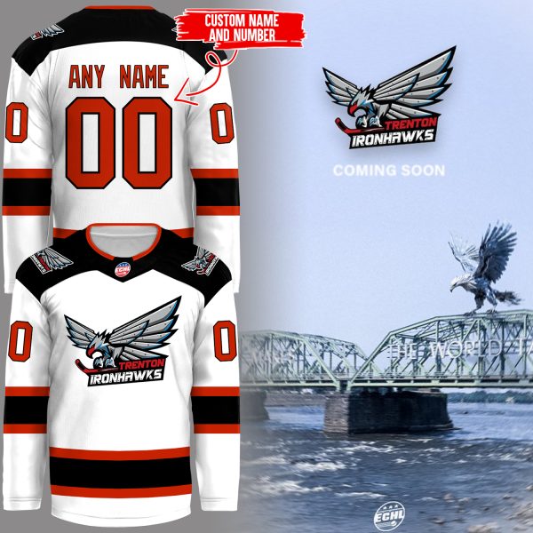 Trenton Ironhawks Coming Soon Hockey Jersey