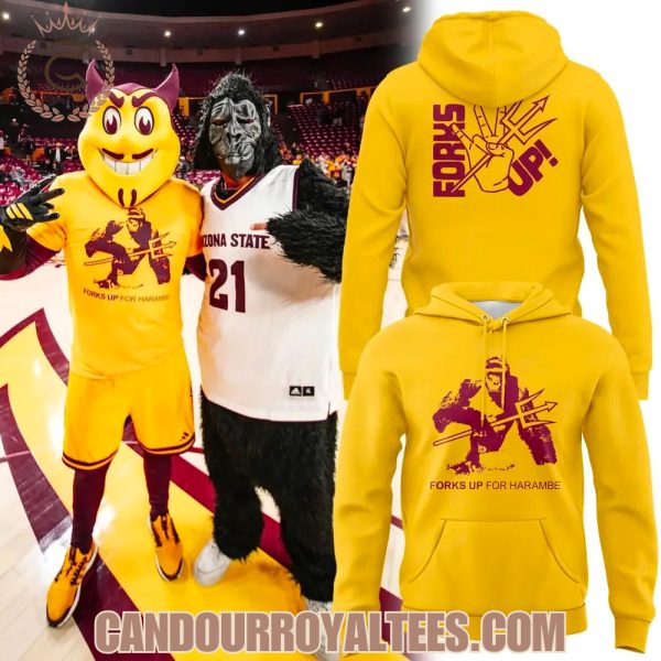 Arizona State Basketball Forks Up for Harambe Hoodie
