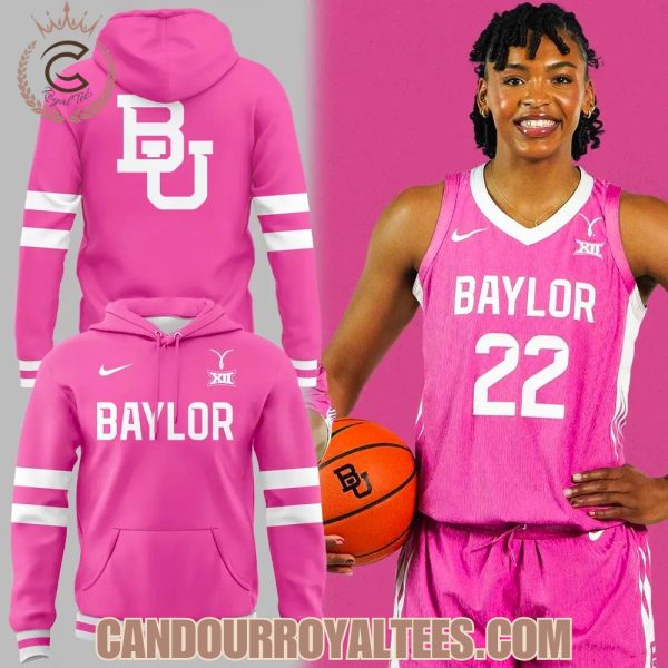 Baylor Bears Cancer Awareness Pink Out Game Uniform Hoodie
