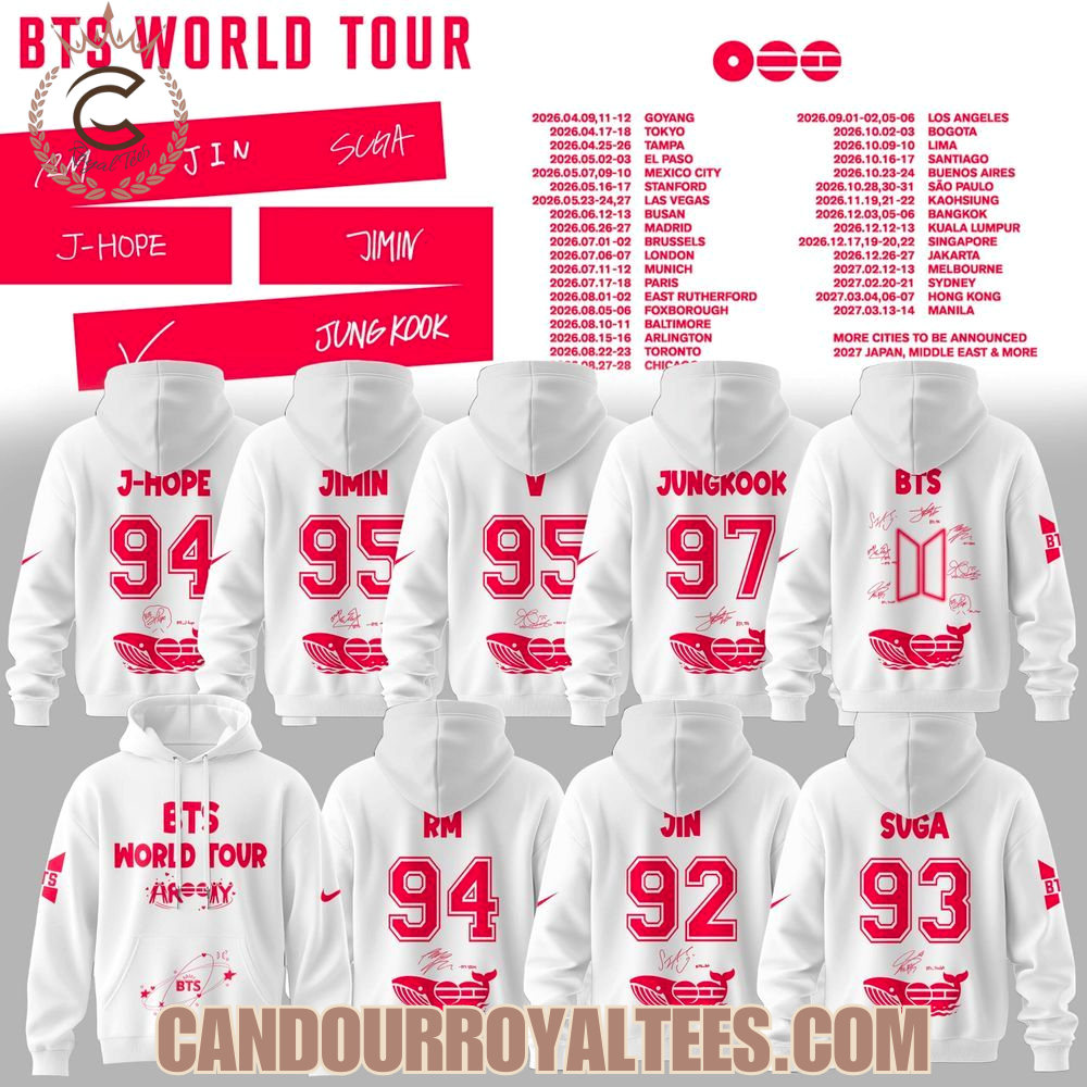 BTS World Tour 2026 Hoodie BTS World Tour 2026 Hoodie