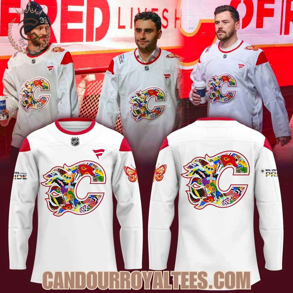 Calgary Flames 2026 Pride Night Hockey Jersey Calgary Flames 2026 Pride Night Hockey Jersey
